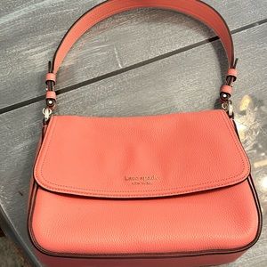 Kate Spade Salmon Pink handbag purse only used one time in like new condition